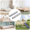 vidaXL Gewindestange 2 pcs Silber 8 x 55 mm Stahl