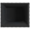 vidaXL Pflanzk&uuml;bel Schwarz 36x30x32 cm Poly Rattan