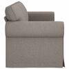 vidaXL Sofa Taupe Gesamtabmessungen: 245 x 82 x 80 cm (B x T x H) Samt