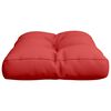 vidaXL Palettenkissen Rot 60x40x12 cm Stoff