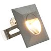 vidaXL Au&szlig;enwandleuchten 6 Stk. LED 2 W Silbern Quadratisch