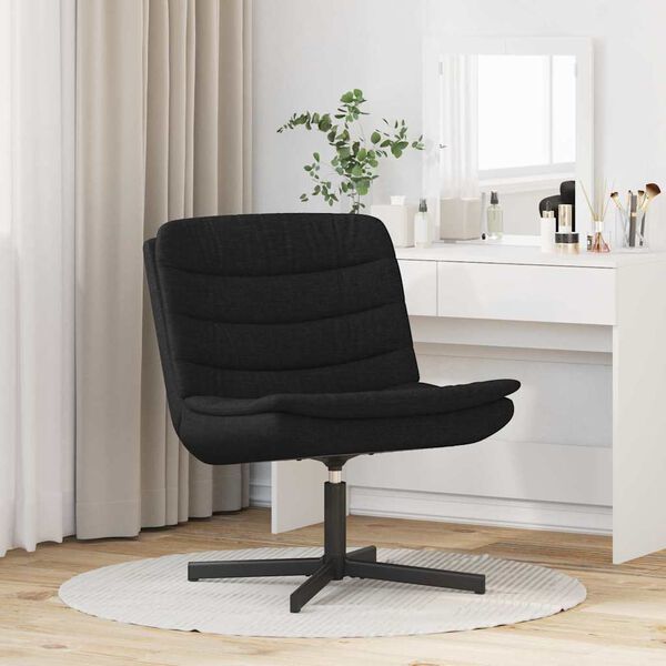 vidaXL Drehstuhl Schwarz 63 x 75 x 76 cm Stoff