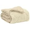 vidaXL Winterbettdecke Creme 240 x 260 cm Mikrofaser und Teddy-Fleece