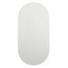 vidaXL Spiegel mit LED-Leuchten 80x40 cm Glas Oval