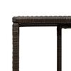 vidaXL 10-tlg. Garten-Sofagarnitur mit Kissen Braun Poly Rattan