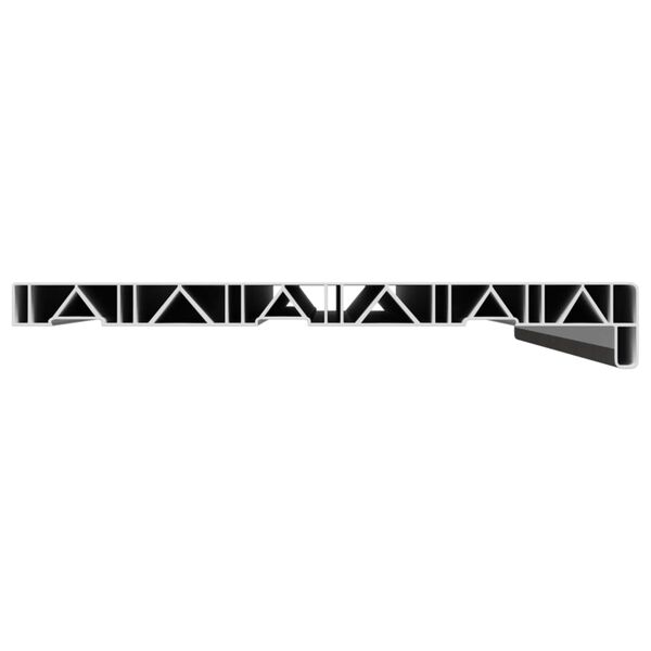 vidaXL Fensterbank Marmor Text -enure 60 x 35 x 4,5 cm PVC