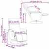 vidaXL Massage Relaxsessel Schwarz 71 x 90 x 105 cm Kunstleder