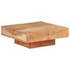 vidaXL Couchtisch 80x80x28 cm Massivholz Akazie