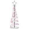 vidaXL LED Weihnachtsbaum mit Kugeln 100 LEDs Warmwei&szlig; 150 cm