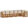vidaXL Outdoor-Sofagarnitur 5 Stk. Natur Massivholz Akazie