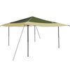 vidaXL Pavillon-Zelt 395 x 395 x 251 cm Gr&uuml;n Stoff