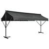 vidaXL Freistehende Markise 500x300 cm Anthrazit