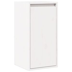 vidaXL Wandschrank Wei&szlig; 30x30x60 cm Massivholz Kiefer