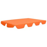 vidaXL Ersatzdach für Hollywoodschaukel Orange 150/130x105/70 cm