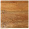 vidaXL Tischplatte mit Baumkante 80x80x3,8 cm Massivholz Mango