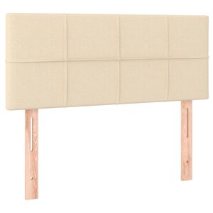 vidaXL Kopfteil Creme 90x5x78/88 cm Stoff