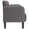 vidaXL Zweisitzer-Sofa Grau 110 cm Kunstleder