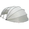 vidaXL Poolzelt Kuppel Grau 538 x 440 x 204 cm
