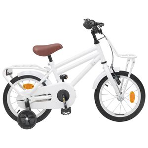 vidaXL Kinderfahrrad 12 Zoll f&uuml;r 2-4 Jahre alt Wei&szlig;