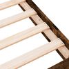 vidaXL Bettgestell ohne Matratze R&auml;uchereiche 100x200 cm Holzwerkstoff