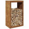 vidaXL Brennholzregal 60x40x100 cm Wetterfester Stahl