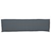 vidaXL Palettenkissenset 2 pcs Anthrazit 150 x 40 x 8 cm Oxford-Stoff