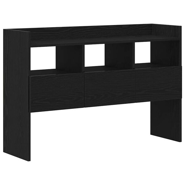 vidaXL Sideboard Schwarz Eichen-Optik 105 x 30 x 70 cm Holzwerkstoff