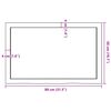 vidaXL Wandregal Dunkelbraun 80x50x(2-4) cm Massivholz Eiche Behandelt