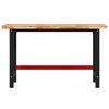 vidaXL Werkbank 140x60x83 cm Massivholz Akazie Rechteckig