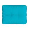 vidaXL Palettenkissen T&uuml;rkis 50x40x12 cm Stoff