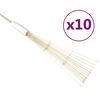 vidaXL Feuerwerkslichter 10 Stk. Weihnachtsdeko Warmwei&szlig; 20cm 1400LEDs