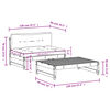 vidaXL 2-tlg. Garten-Lounge-Set mit Kissen Wei&szlig; Massivholz
