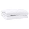 vidaXL Sommerdecke Wei&szlig; 220 x 135 x 3 cm Polyester