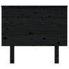 vidaXL Kopfteil Schwarz 94x6x82,5 cm Massivholz Kiefer