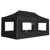 vidaXL Profi-Partyzelt Faltbar mit W&auml;nden Aluminium 6&times;3m Anthrazit