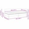 vidaXL Eckbettgestell mit Matratze Sonstiges 2 pcs Blau Samt