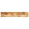 vidaXL Tischplatte 160x40x2,5 cm Baumkante Massivholz Raues Mangoholz