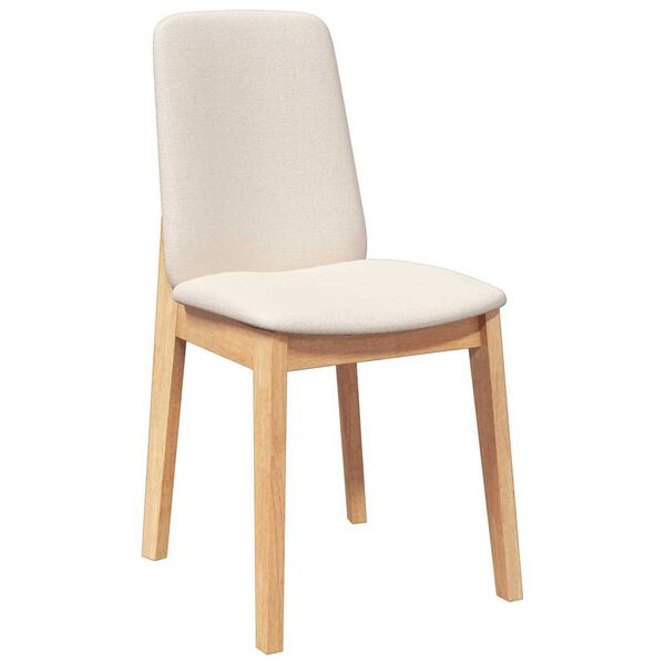 vidaXL Esszimmerstühle mit Kissen 2 Stk. Massivholz Gummibaum