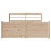 vidaXL Bettgestell mit Kopfteil ohne Matratze 120x190 cm