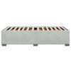 vidaXL Bettgestell ohne Matratze Hellgrau 90x200 cm Samt