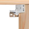 vidaXL Nachttisch Braun 37 x 35 x 18,5 cm Massivholz Kiefer