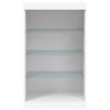 vidaXL Sideboard mit LED-Leuchten Wei&szlig; 60,5x37x100 cm