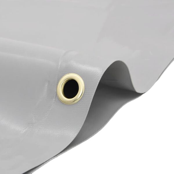 vidaXL Abdeckplane Grau 5x6 m 650 g/m&sup2;