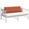 vidaXL R&uuml;ckenkissen Rot-Orange 140 x 50 cm Cordstoff