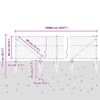 vidaXL Zaun mit Pfosten Gr&uuml;n 0,6 x 100 m PVC-beschichteter Stahl