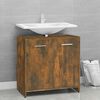 vidaXL Badschrank R&auml;uchereiche 60x33x60 cm Holzwerkstoff