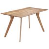 vidaXL Esstisch 140 x 80 x 76 cm Massivholz Akazie