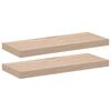 vidaXL Schweberegale 2 Stk. 60x23,5x4 cm Holzwerkstoff