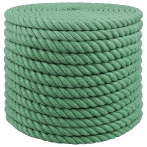 vidaXL Juteseil 16 mm Gr&uuml;n 100% Tossa Jute