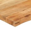vidaXL Tischplatte mit Baumkante 110x60x2,5 cm Massivholz Mango